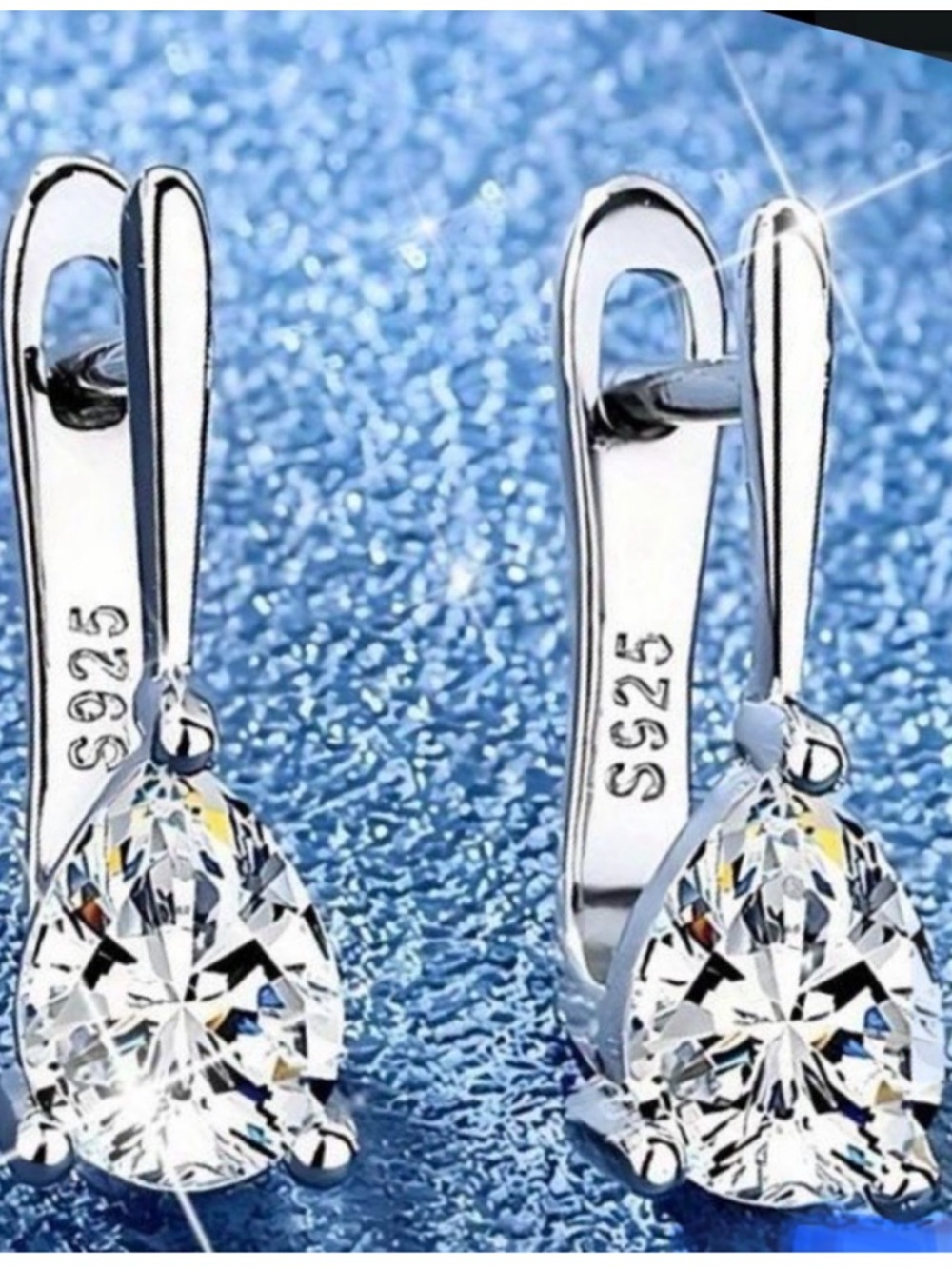 925 Sterling Silver Cubic Zirconia Earrings